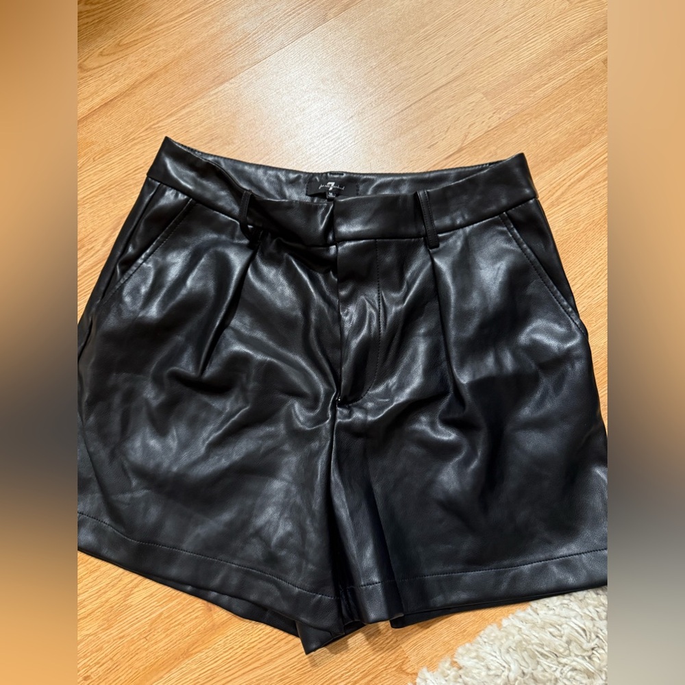 Faux Leather Short